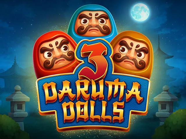 3 Daruma Dolls