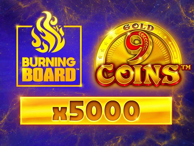 9 Coins Gold Burning Board